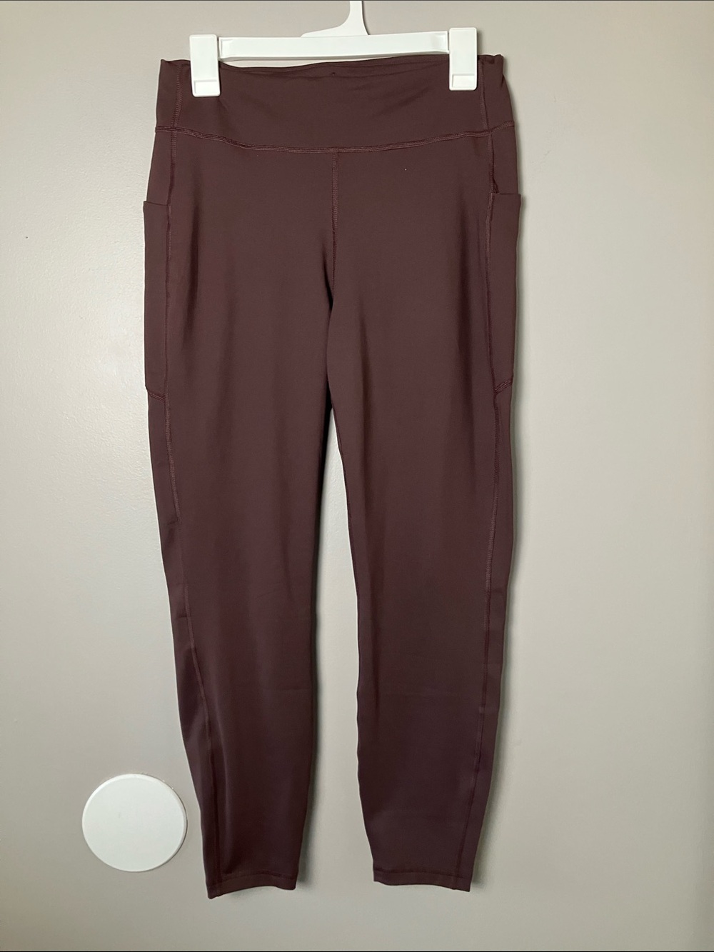 REI Co-Op Women's High-Rise Pocket Leggings Dark Brown‎ Athleisure Outdoor Sz XL